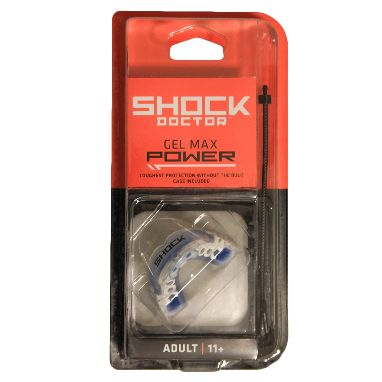 SHOCK DOCTOR Unisex Adult Max Power Gel Mouth Guard (Blue/White) 4 SHOCK DOCTOR Unisex Adult Max Power Gel Mouth Guard (Blue/White) - Image 2