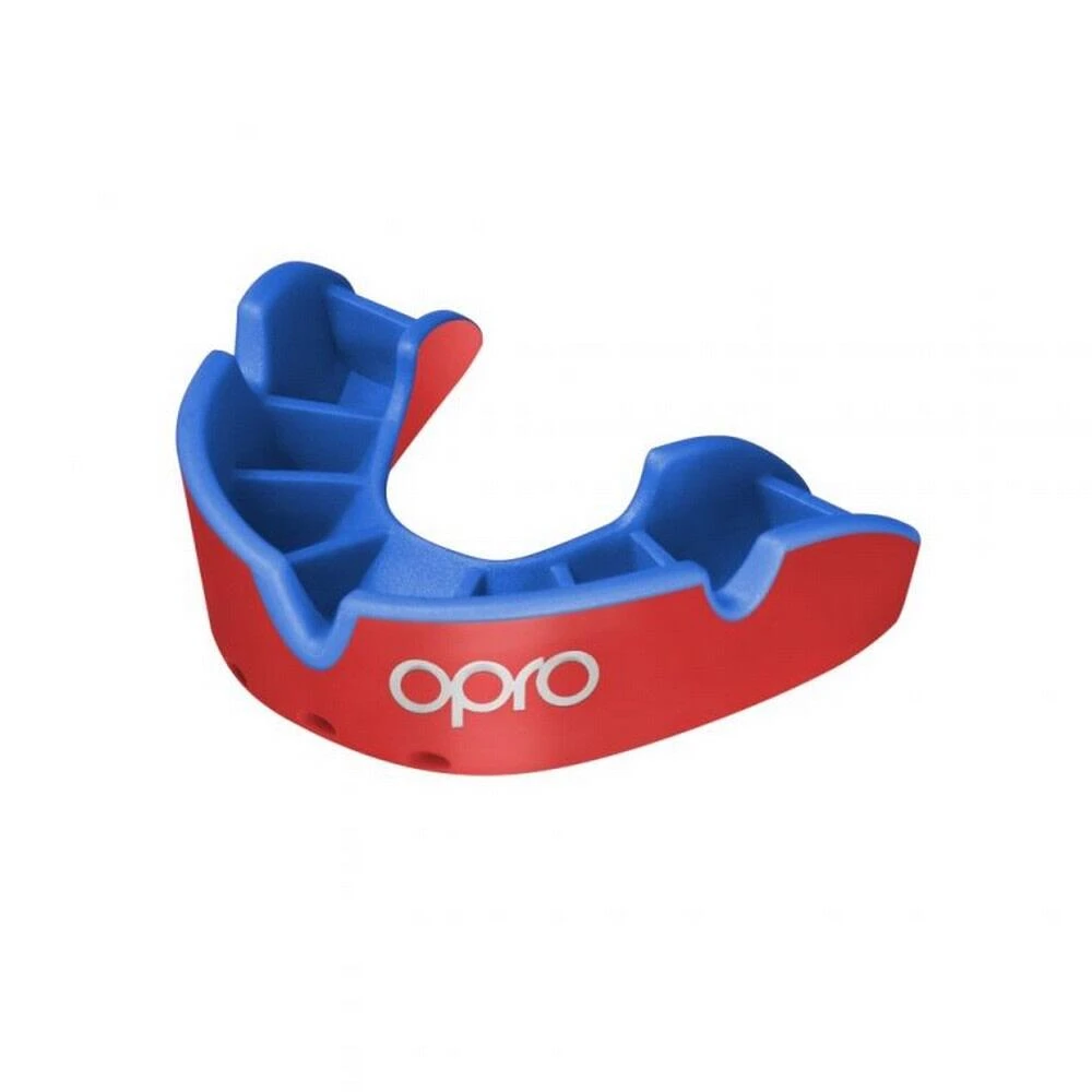 Unisex Adult Silver Mouthguard (Red/Blue) 3 Unisex Adult Silver Mouthguard (Red/Blue)
