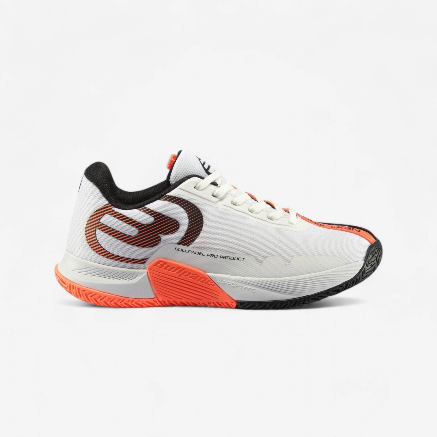 BULLPADEL Men's Padel Shoes Next Pro 23 - White/Orange 3 BULLPADEL Men's Padel Shoes Next Pro 23 - White/Orange
