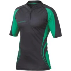 Mens Tight Fit Curve Premium Match Sports Shirt (Black / Gold) -Ball Sports Store k1825e71e20f2db5fe8777f0caf35afde