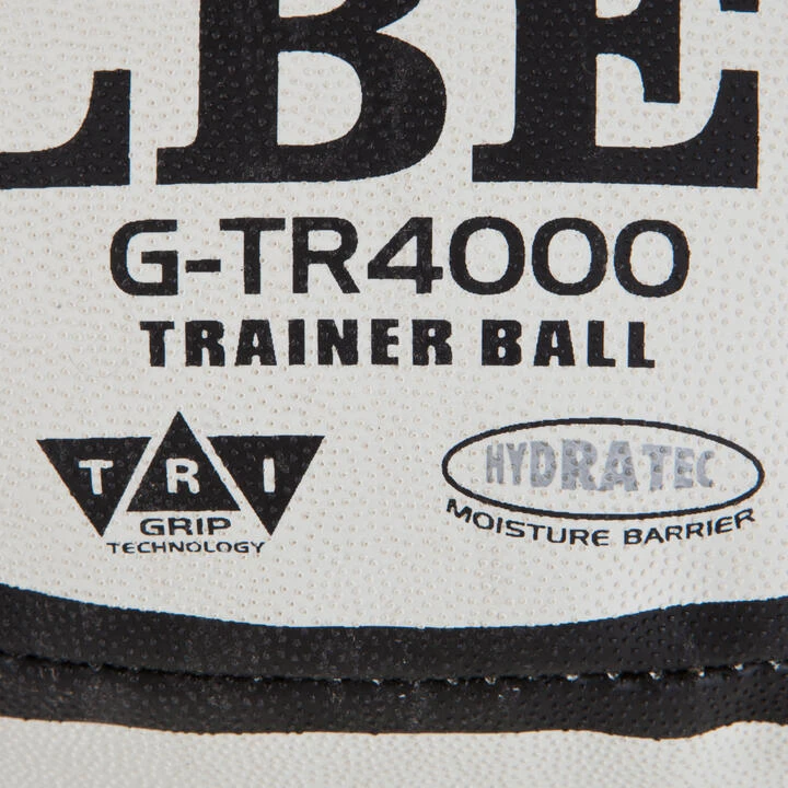 Gilbert REFURBISHED RUGBY BALL GTR4000 SIZE 5 - WHITE/BLACK 7 Gilbert REFURBISHED RUGBY BALL GTR4000 SIZE 5 - WHITE/BLACK - Image 5