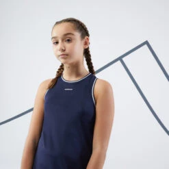 Artengo Girls' Straight-Cut Tennis Dress TDR 500 -Ball Sports Store k1a85f09de2d5ecd8181e0654ff20c927