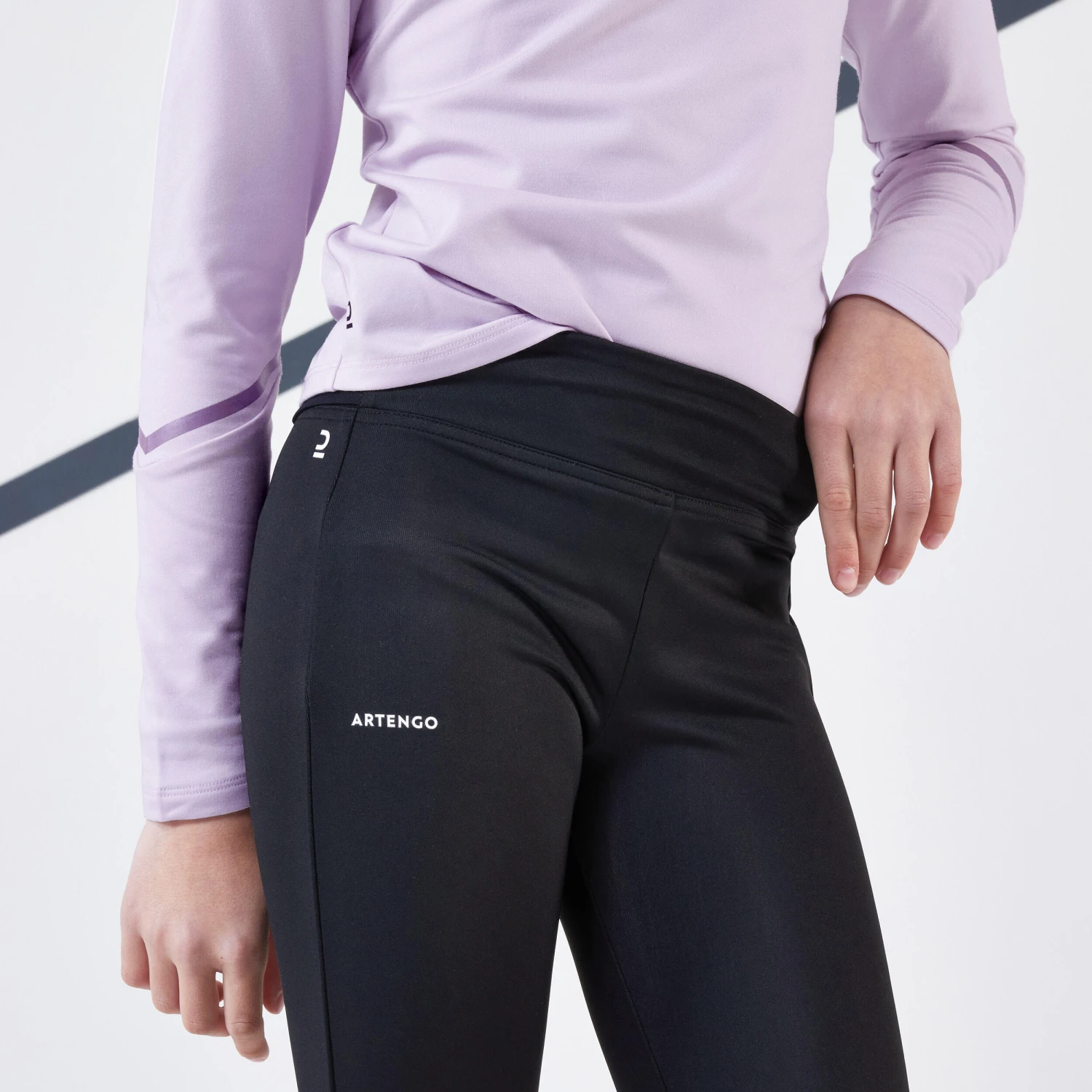 Artengo Girls' Tennis Leggings LEG500 6 Artengo Girls' Tennis Leggings LEG500 - Image 4