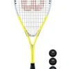Wilson Hammer XP Squash Racket With Wilson Protective Cover & 3 Squash Balls -Ball Sports Store k1e95ecfcfd447f2273a0157ccb114ba1