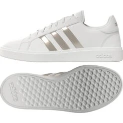 ADIDAS Women's Tennis Shoes Court Base - Sandy White -Ball Sports Store k21f0b2bffb3d6753562bcd5a703ae406