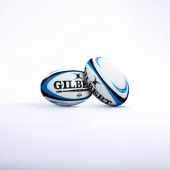 Gilbert Size 5 Rugby Ball Omega - White/Blue