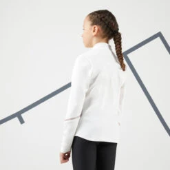 Artengo Girls' Long-Sleeved 1/2 Zip Thermal Tennis T-Shirt - Off -Ball Sports Store k3360a4d45f0a1792be18f28d52028509