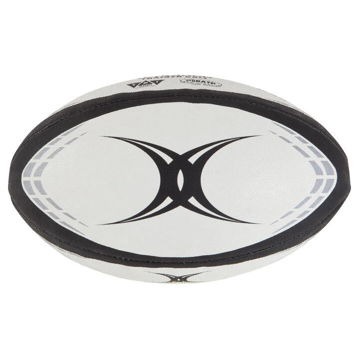 Gilbert REFURBISHED RUGBY BALL GTR4000 SIZE 5 - WHITE/BLACK 5 Gilbert REFURBISHED RUGBY BALL GTR4000 SIZE 5 - WHITE/BLACK - Image 3