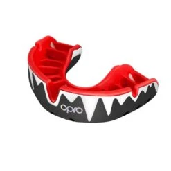 Unisex Adult Platinum Fangz Mouthguard (Black/White/Red)