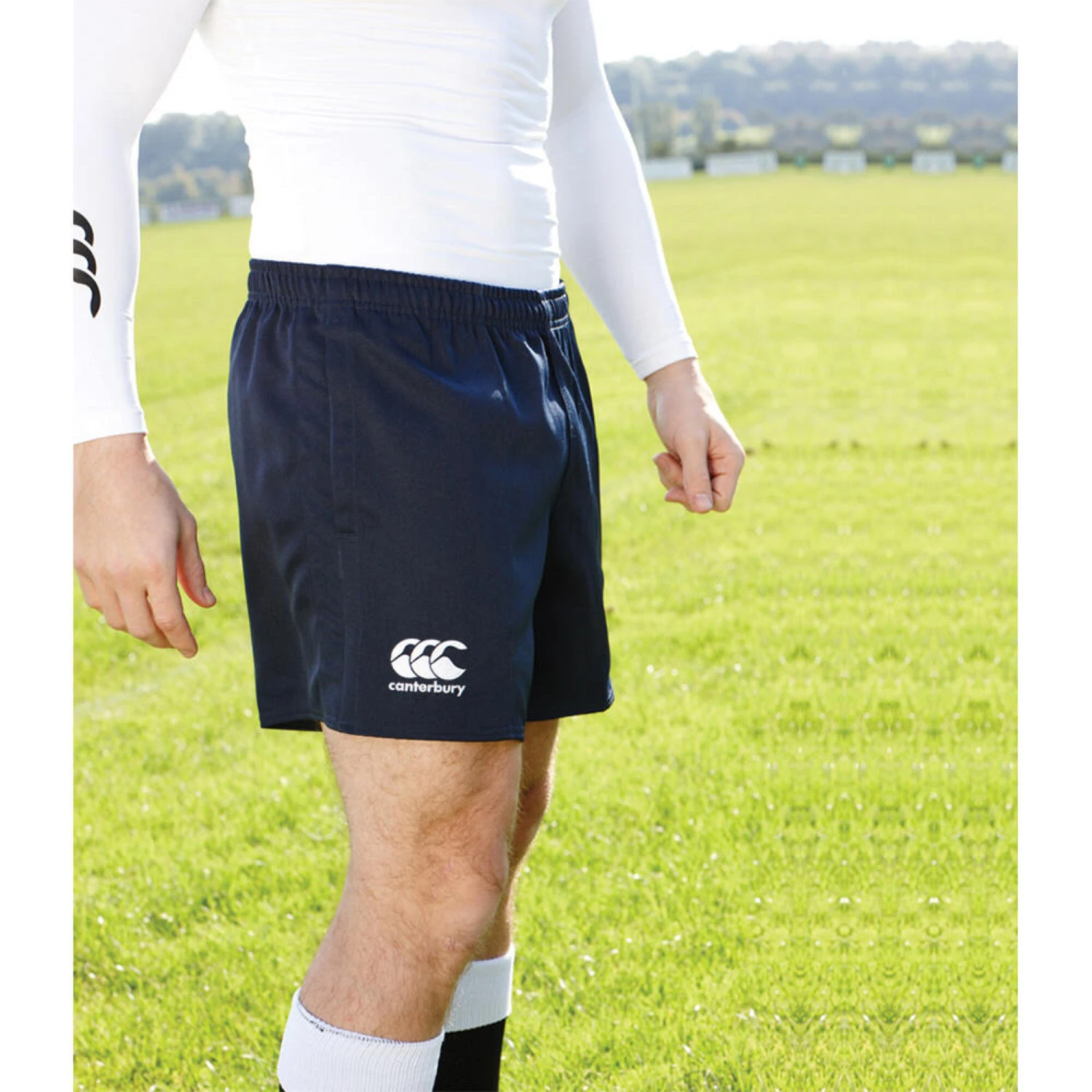 Canterbury Mens Professional Elasticated Sports Shorts (Black) 9 Canterbury Mens Professional Elasticated Sports Shorts (Black) - Image 7