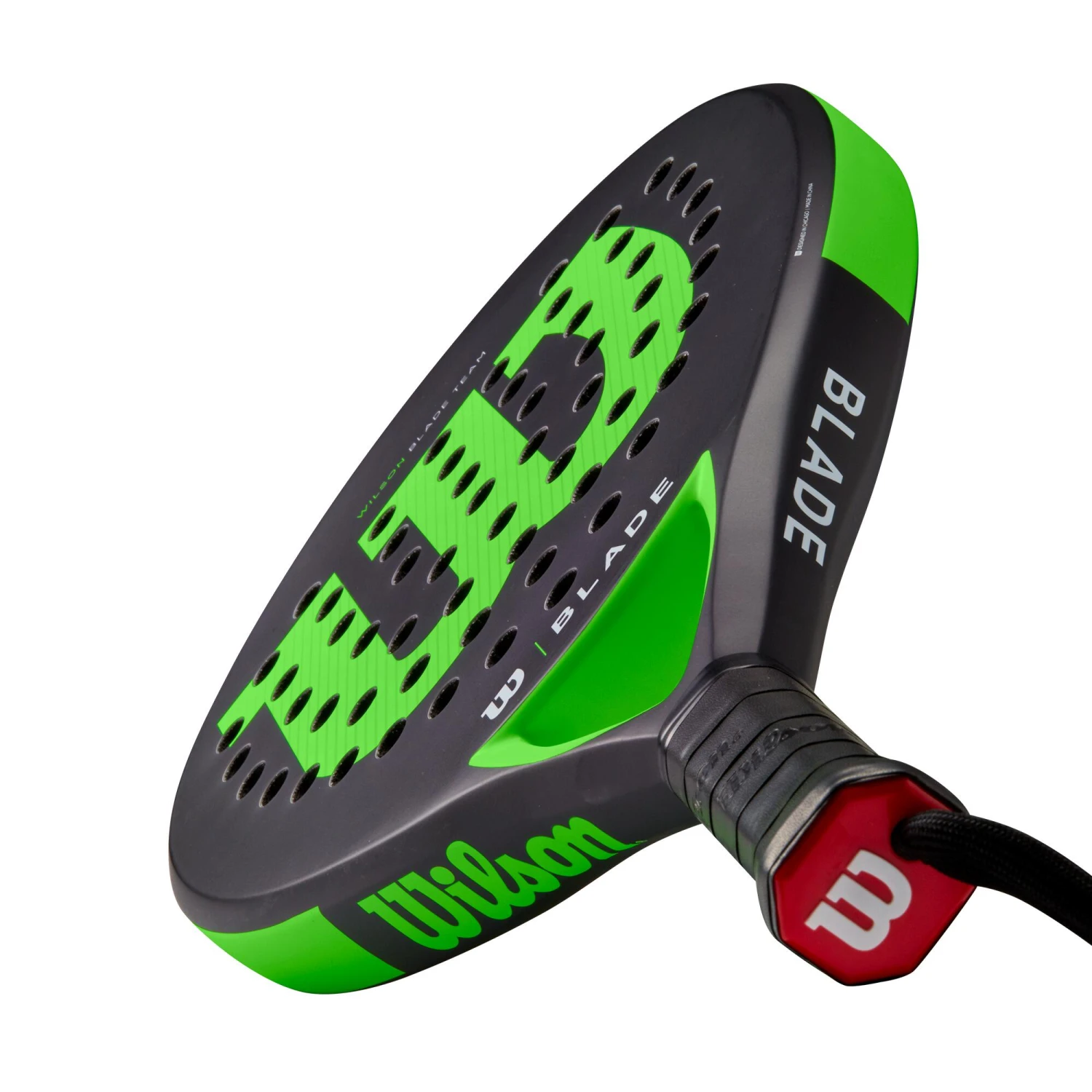 Wilson Blade Team Black/Green V2 Padel 5 Wilson Blade Team Black/Green V2 Padel - Image 3