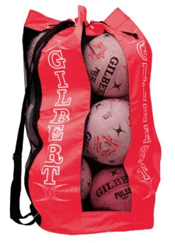 Gilbert Breathable Ball Bag, Red -Ball Sports Store k4517ffed06e6c4e2e354c1d272e38aad