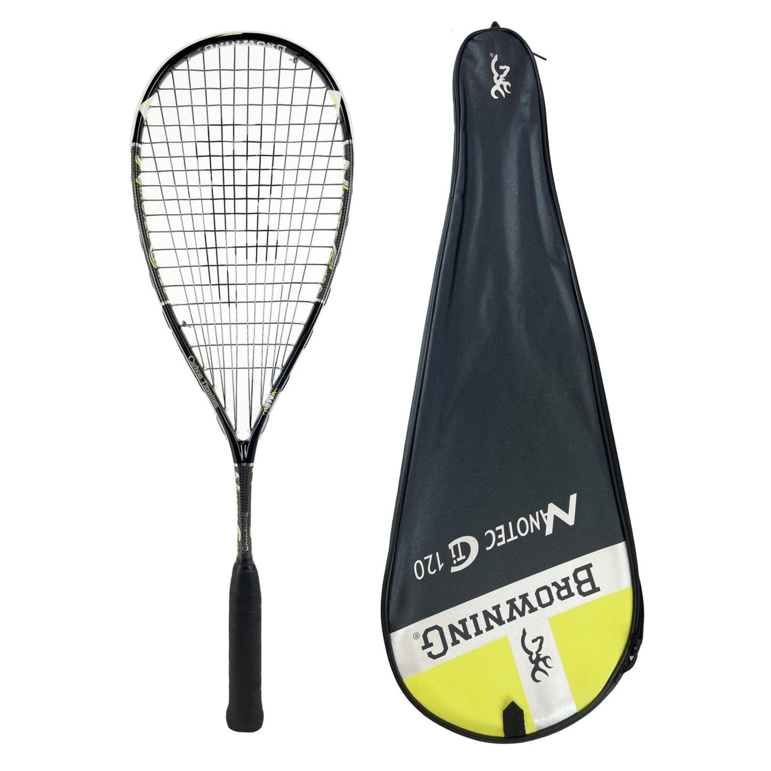 Browning NanoTec Ti 120 Squash Racket & Carry Case 3 Browning NanoTec Ti 120 Squash Racket & Carry Case