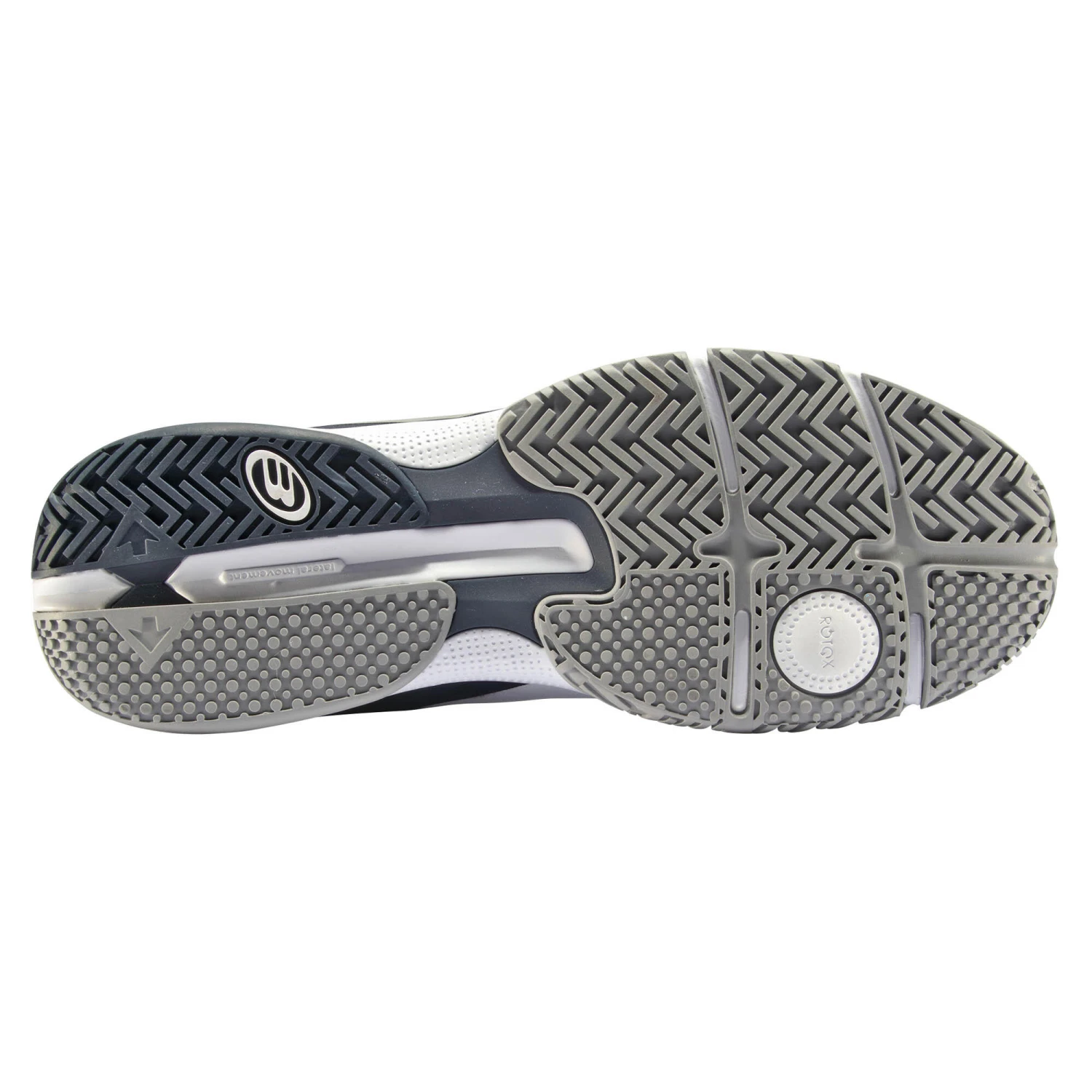 BULLPADEL Men's Padel Shoes Hack Hybrid Fly 23 - White/Black 6 BULLPADEL Men's Padel Shoes Hack Hybrid Fly 23 - White/Black - Image 4