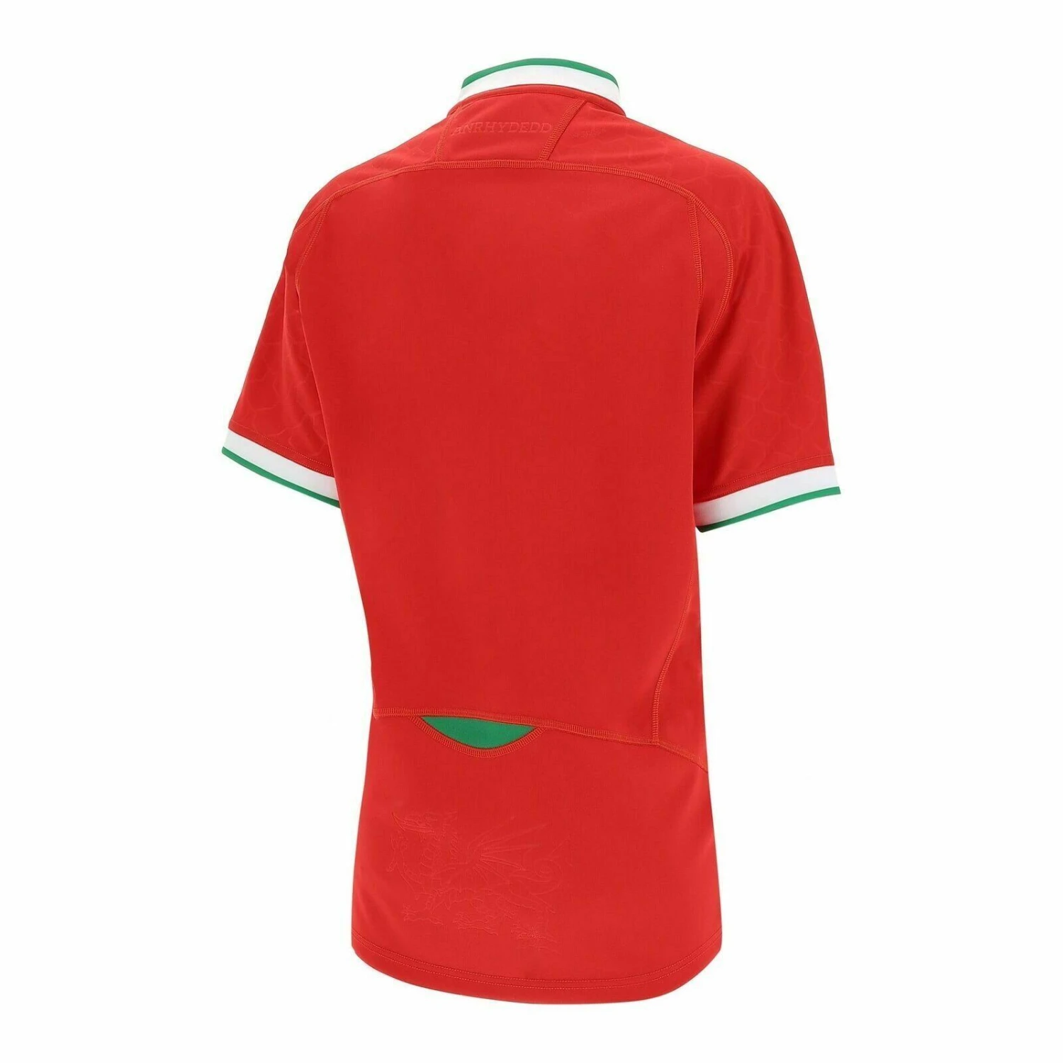 Macron Wales WRU Womens Home Rugby Shirt Red 4 Macron Wales WRU Womens Home Rugby Shirt Red - Image 2