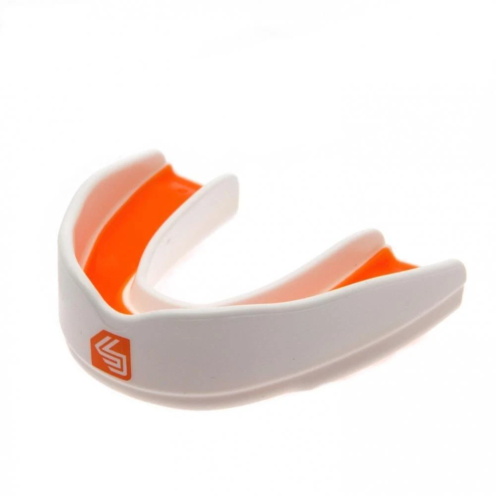 SHOCK DOCTOR Ultra Rugby Youths Mouthguard (White/Orange) 3 SHOCK DOCTOR Ultra Rugby Youths Mouthguard (White/Orange)