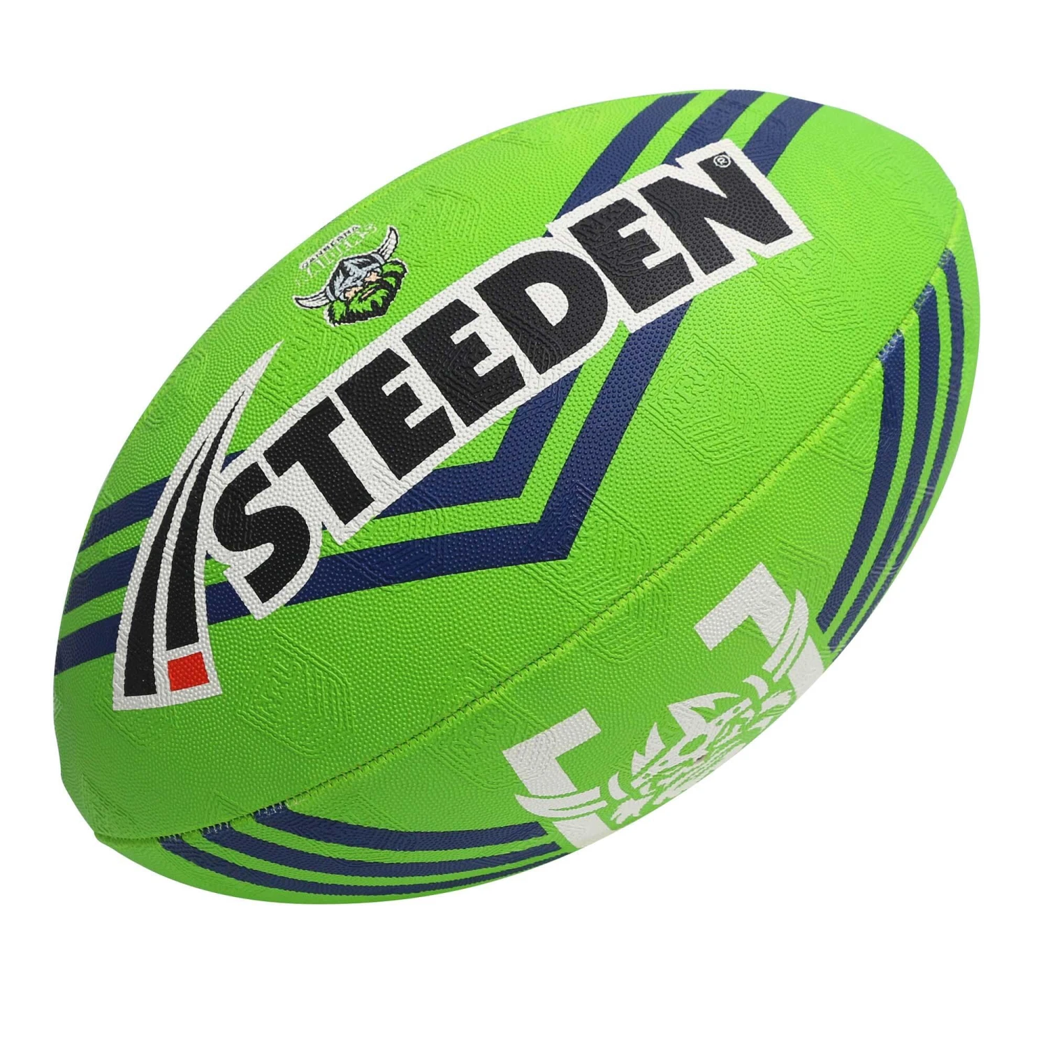 Steeden NRL 2023 Canberra Raiders Supporter Ball Green/Navy 3 Steeden NRL 2023 Canberra Raiders Supporter Ball Green/Navy