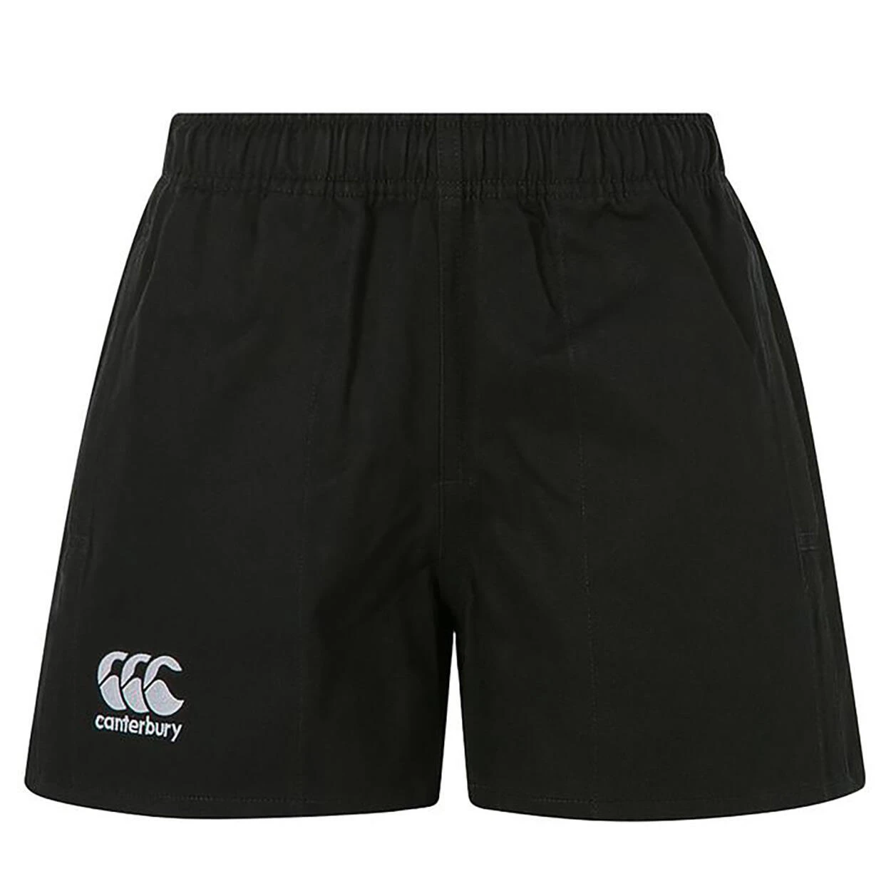 Canterbury Childrens/Kids Polyester Rugby Shorts (Black) 3 Canterbury Childrens/Kids Polyester Rugby Shorts (Black)