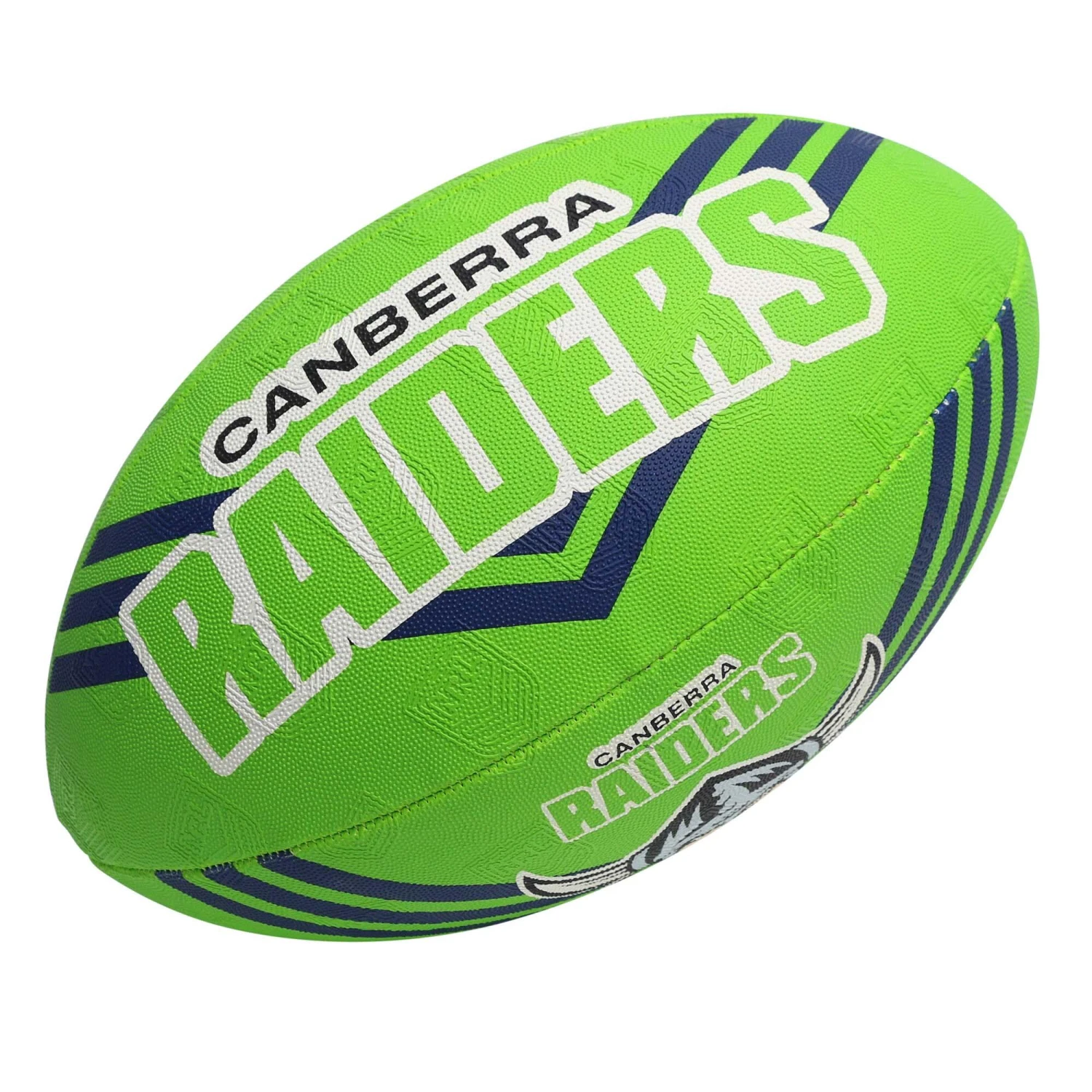 Steeden NRL 2023 Canberra Raiders Supporter Ball Green/Navy 4 Steeden NRL 2023 Canberra Raiders Supporter Ball Green/Navy - Image 2