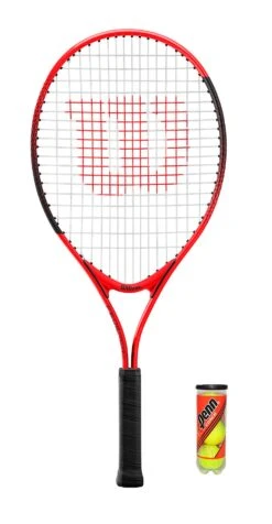 Wilson Federer Junior Tennis Racket & 3 Tennis Balls (Sizes 19" -Ball Sports Store k5b4cb8382a92d9744852ae05b0f82327