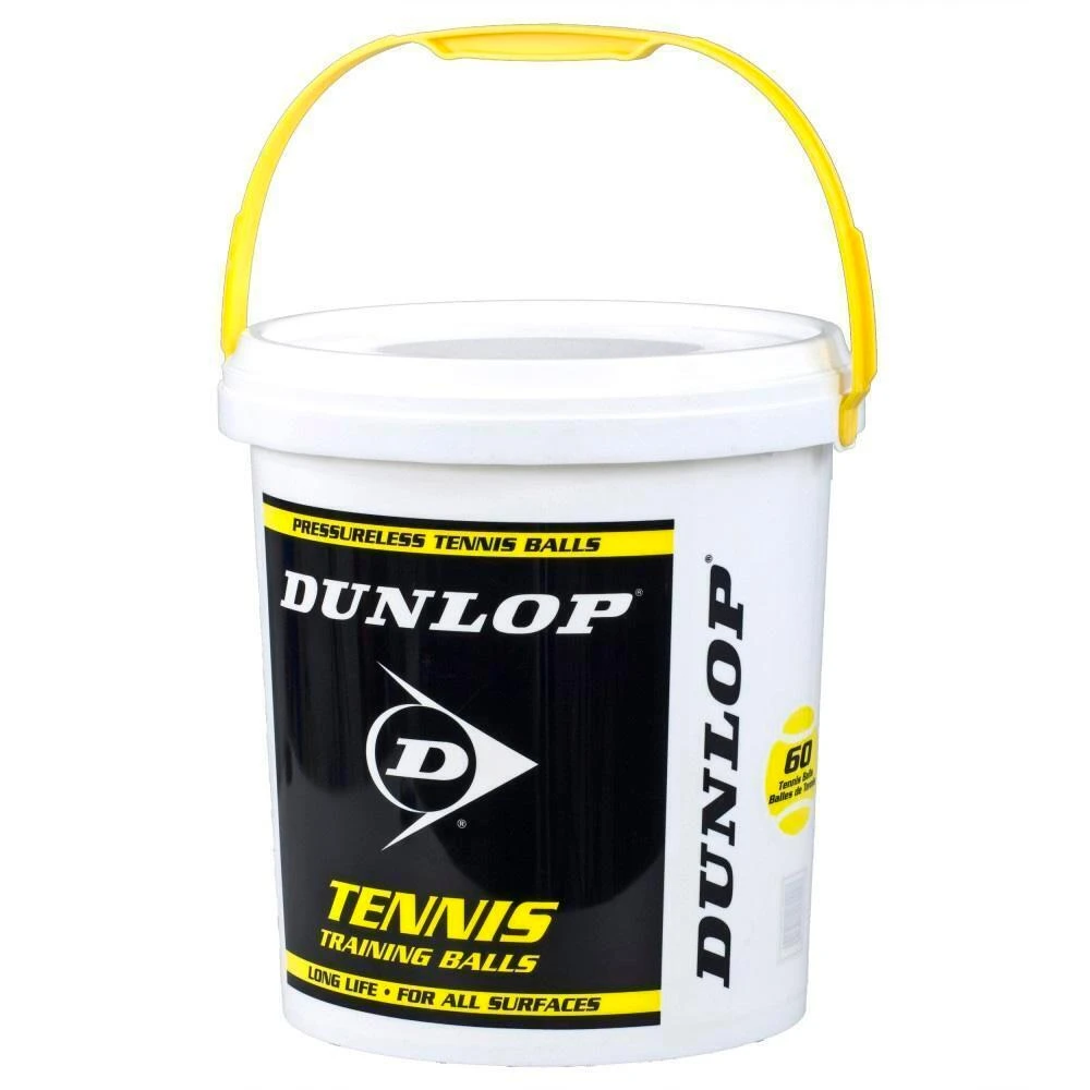 Dunlop Trainer Tennis Balls (Pack Of 60) (Yellow) 3 Dunlop Trainer Tennis Balls (Pack Of 60) (Yellow)