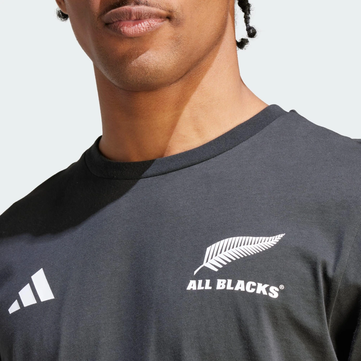ADIDAS All Blacks Rugby Cotton Tee 7 ADIDAS All Blacks Rugby Cotton Tee - Image 5