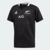 ADIDAS Adult Rugby Short-Sleeved All Blacks Replica Home Shirt - Black -Ball Sports Store k648b1e2b8420d41398439ede6637e0d2 1