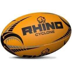 RHINO Cyclone Rugby Ball (Fluorescent Orange) -Ball Sports Store k65679b4e8300a29355af492c14bb4d14