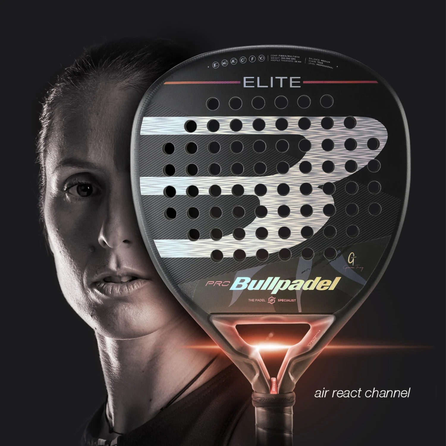 BULLPADEL Adult Padel Racket Elite Gemma Triay 10 BULLPADEL Adult Padel Racket Elite Gemma Triay - Image 8
