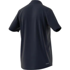 ADIDAS Men's Short-Sleeved Tennis Polo Shirt - Navy Blue -Ball Sports Store k6f38f1a23ab8488ff32e5c68bda32aae