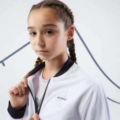 Artengo Boys' Stretchy Lightweight Tennis Jacket Ergols -Ball Sports Store k713eb2f54fa7f26c6e441d896d573631