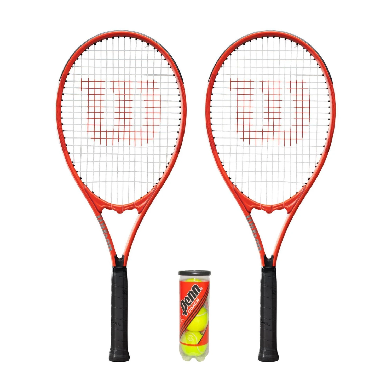 Wilson Pro Staff Precision Tennis Racket Twin Set & 3 Tennis Balls 3 Wilson Pro Staff Precision Tennis Racket Twin Set & 3 Tennis Balls