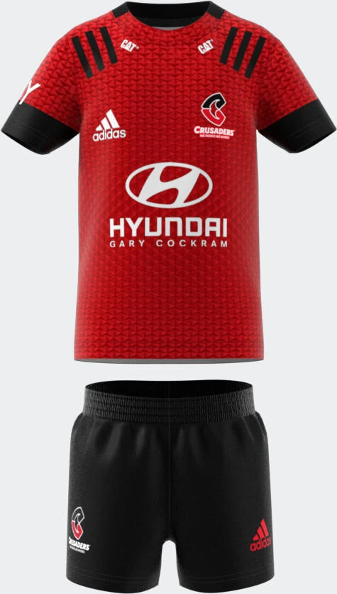 Adidas Crusaders Home Mini Rugby Kit GR0775 Red 4 Adidas Crusaders Home Mini Rugby Kit GR0775 Red - Image 2