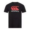 Canterbury Mens Logo TShirt (Black/White/Red) -Ball Sports Store k80c7d7a7f6361e85b17b7d77d34bd9a7