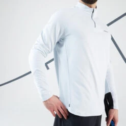 Artengo Men's Half-Zip Long-Sleeved Thermal Tennis Sweatshirt -Ball Sports Store k98389a9ecd315f0c7a8b33a973a2051e