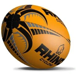 RHINO Cyclone Rugby Ball (Fluorescent Orange) -Ball Sports Store k99cc113984225df4e934fedadc052516