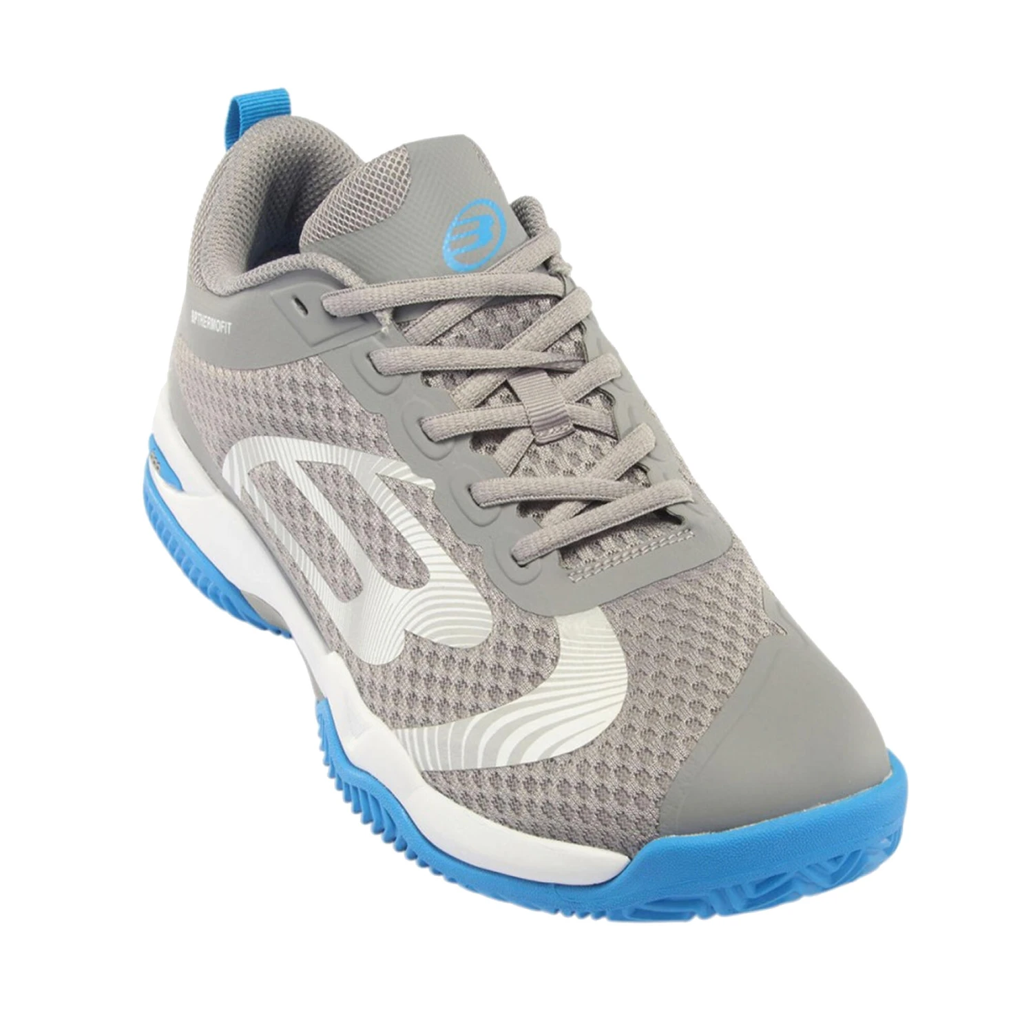 BULLPADEL Men's Padel Shoes Beker 22 - Grey 4 BULLPADEL Men's Padel Shoes Beker 22 - Grey - Image 2