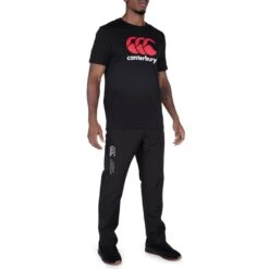 Canterbury Mens Logo TShirt (Black/White/Red) -Ball Sports Store ka622d8b580ea8f1851e1f17e118f9b3d