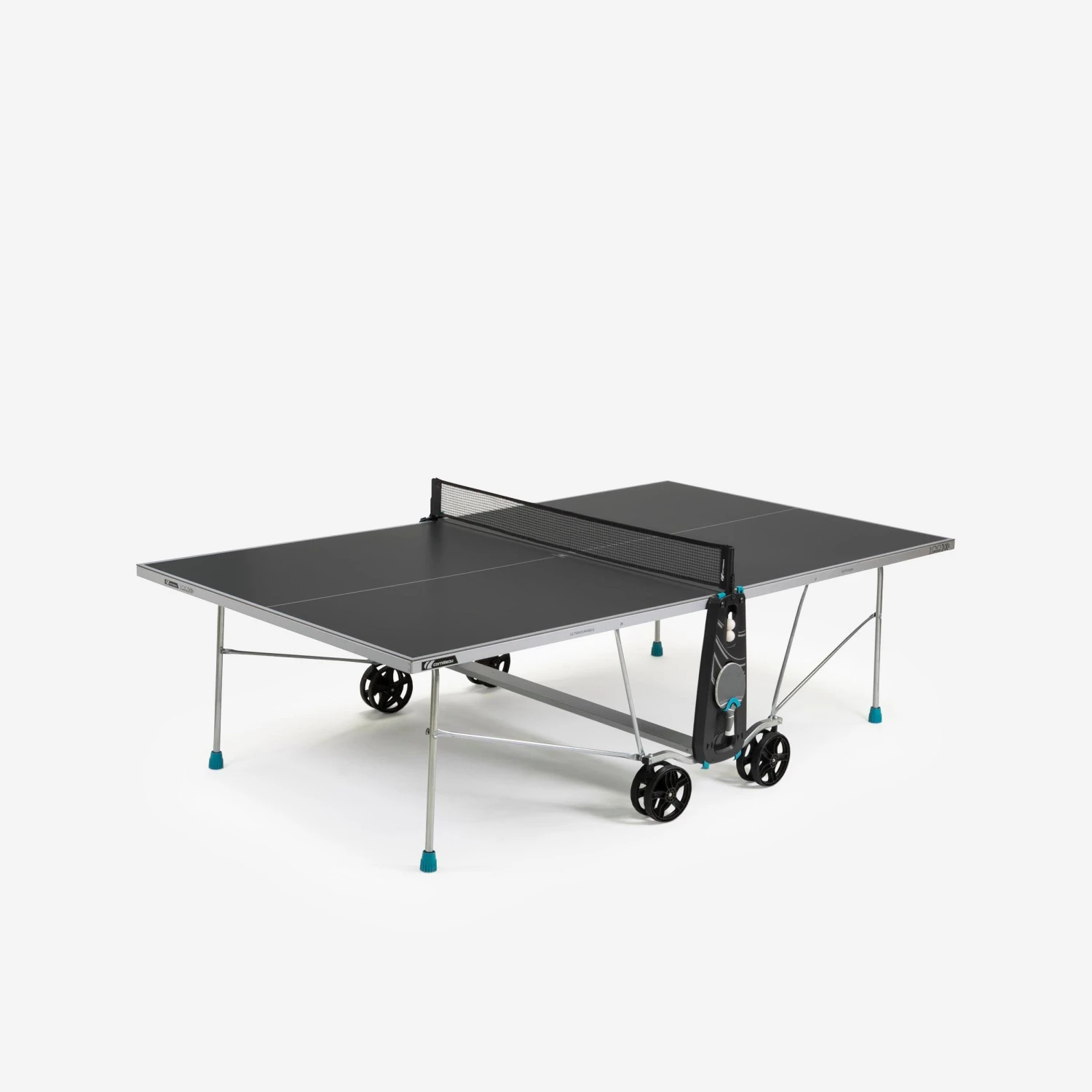 Outdoor Table Tennis Table 100X - Grey 3 Outdoor Table Tennis Table 100X - Grey