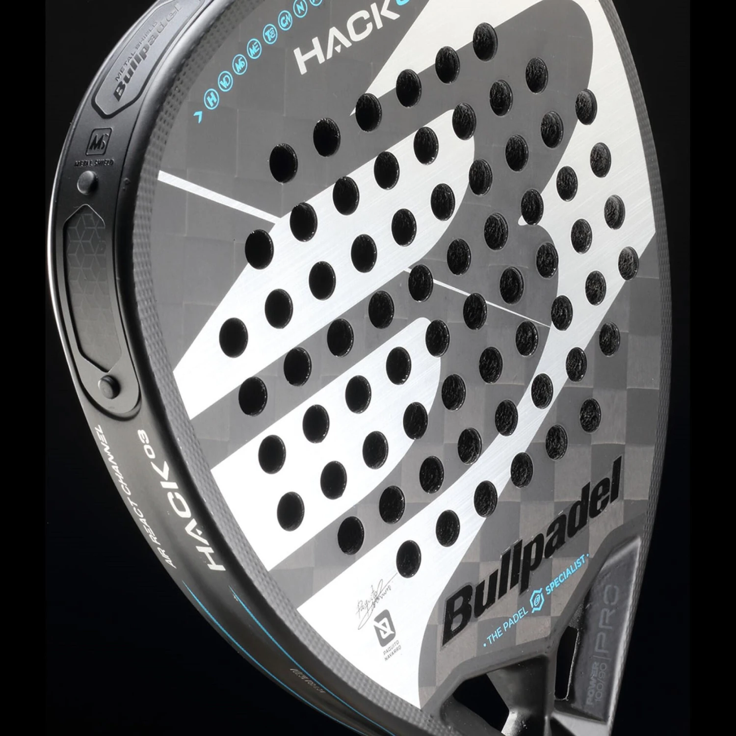 BULLPADEL Adult Padel Racket Hack 03 2023 Paquito Navarro 8 BULLPADEL Adult Padel Racket Hack 03 2023 Paquito Navarro - Image 6