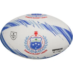 Gilbert Samoa Supporter Ball, White -Ball Sports Store kb1f8f4a4653702815102aea89b3b71c2
