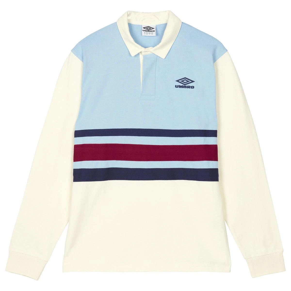 UMBRO Mens Jersey Rugby Shirt (Ecru/Fir/Angel Falls) 5 UMBRO Mens Jersey Rugby Shirt (Ecru/Fir/Angel Falls) - Image 3