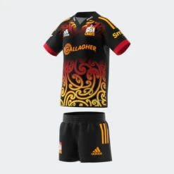 Adidas Kids Chiefs Supporters Mini Rugby Kit H56665 Black