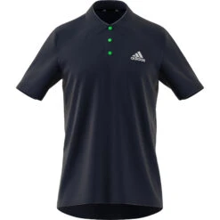 ADIDAS Men's Short-Sleeved Tennis Polo Shirt - Navy Blue -Ball Sports Store kb79a6d4335b9ad6a20280915c331cd86
