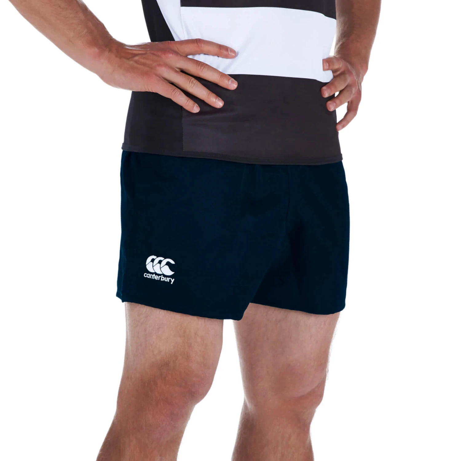 Canterbury Mens Professional Polyester Shorts (Black) 10 Canterbury Mens Professional Polyester Shorts (Black) - Image 8