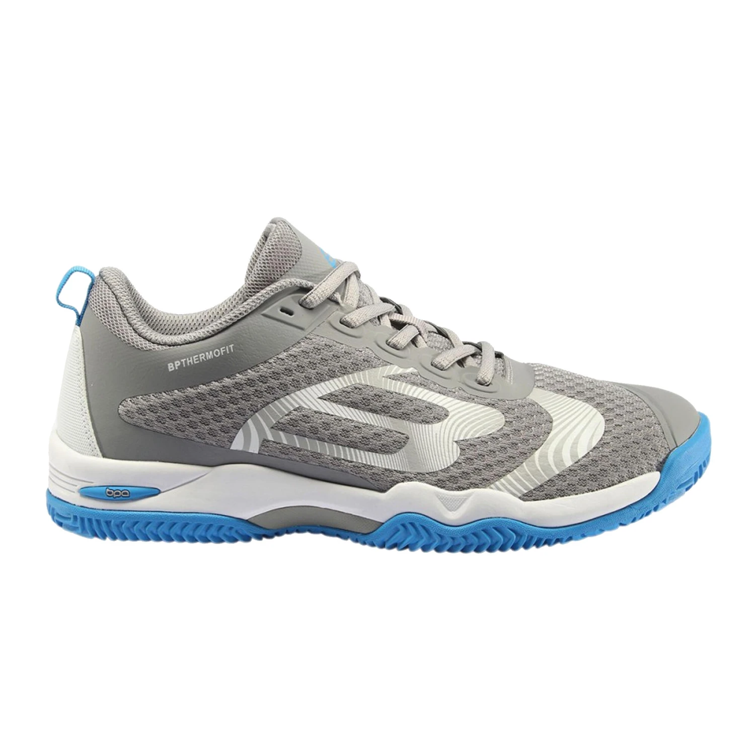 BULLPADEL Men's Padel Shoes Beker 22 - Grey 3 BULLPADEL Men's Padel Shoes Beker 22 - Grey