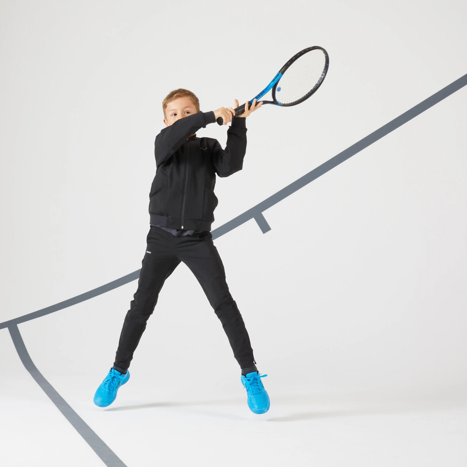 Artengo Boys' Tennis Jacket TJK500 4 Artengo Boys' Tennis Jacket TJK500 - Image 2