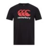 Canterbury Childrens/Kids Logo Rugby TShirt (Black) -Ball Sports Store kba3ee46f4d9a2972e78be84cec56a75b