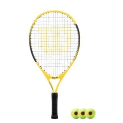 Wilson Federer Junior Tennis Racket & 3 Tennis Balls (Sizes 19" -Ball Sports Store kbb68c44d413ba3521200897994a9b2f1