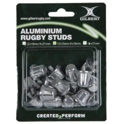 Gilbert Aluminium Studs - Silver - 15mm / 18mm